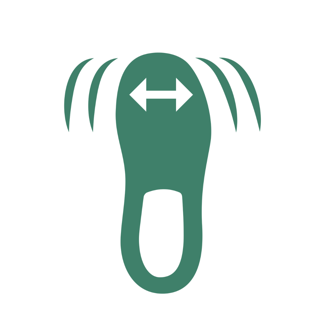 Diseño con amplitud frontal